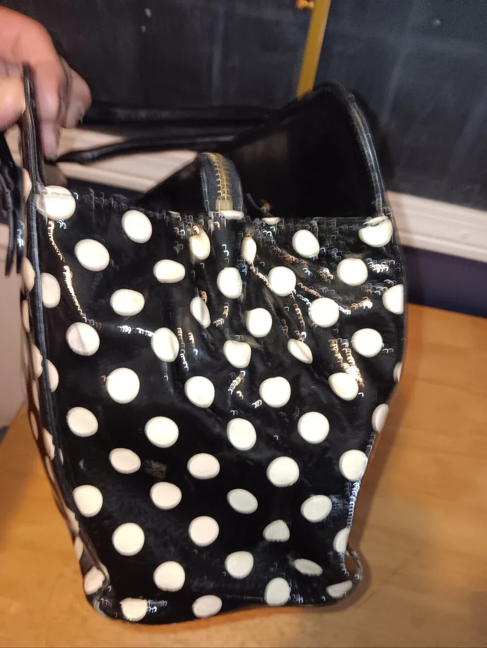 Kate Spade Leather Dot Shoulder Bag